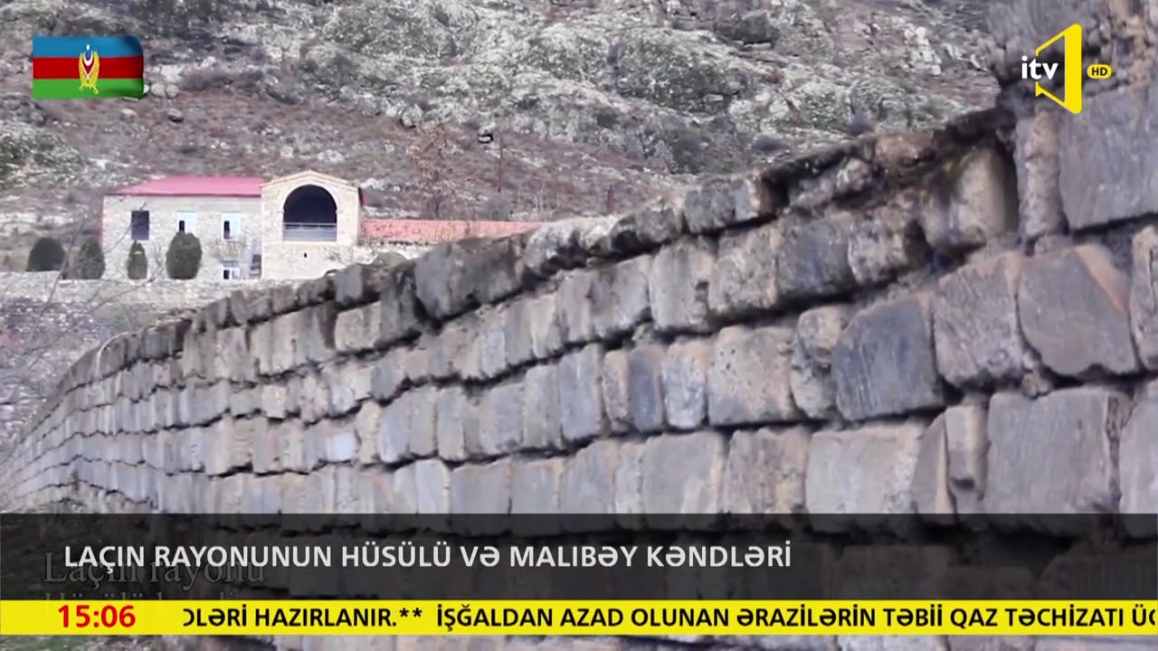 Laçın rayonunun Hüsülü və Malıbəy kəndlərinin videogörüntüləri