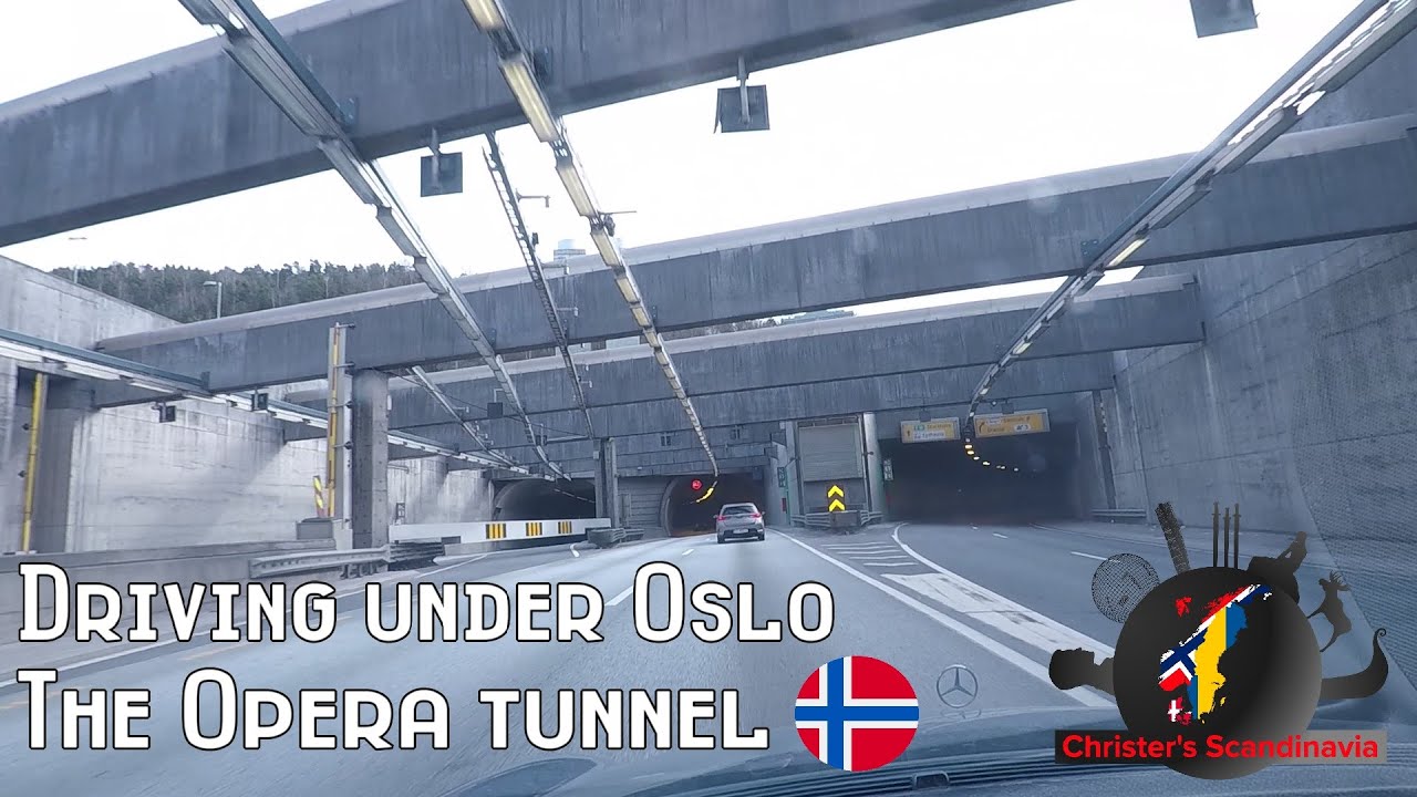DRIVING UNDER OSLO, The Opera tunnel, Oslo - Norway