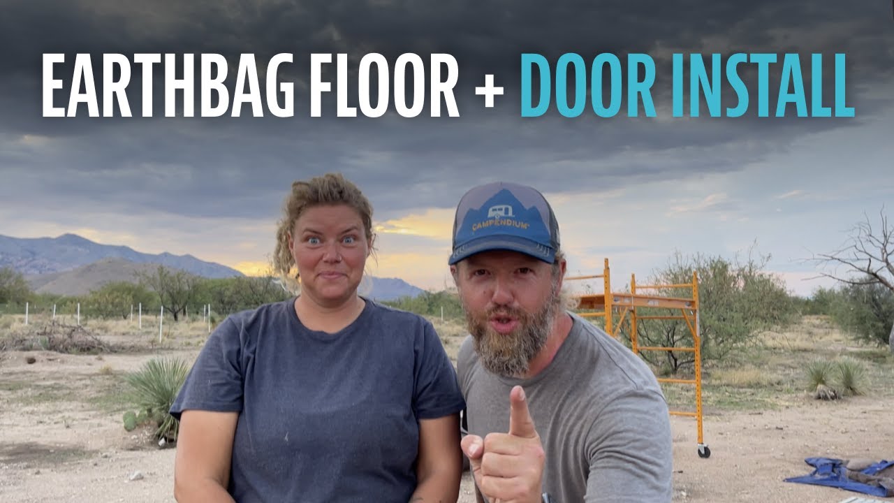Earthbag Hyperadobe Floor - Earthen plaster FAIL.