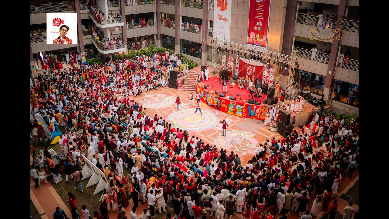 Flash Mob || Pohela Boishakh 1433 || Independent University, Bangladesh || IUB