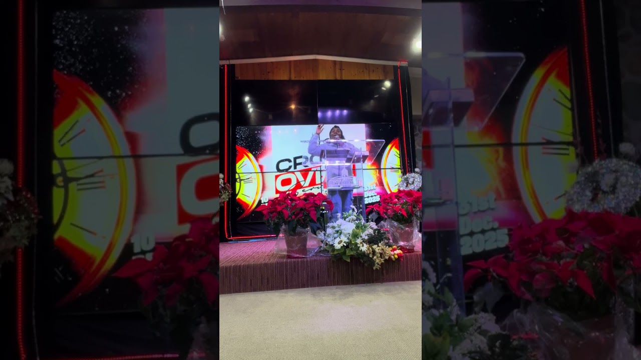 Cross Over Service - Ministering - Pastor Mrs Siyanbade-Adegoke