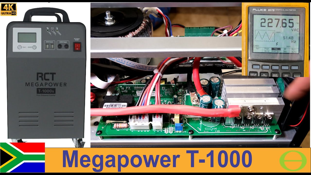Technical description and test of the RCT MegaPower 1KVA/1000W Inverter Trolley