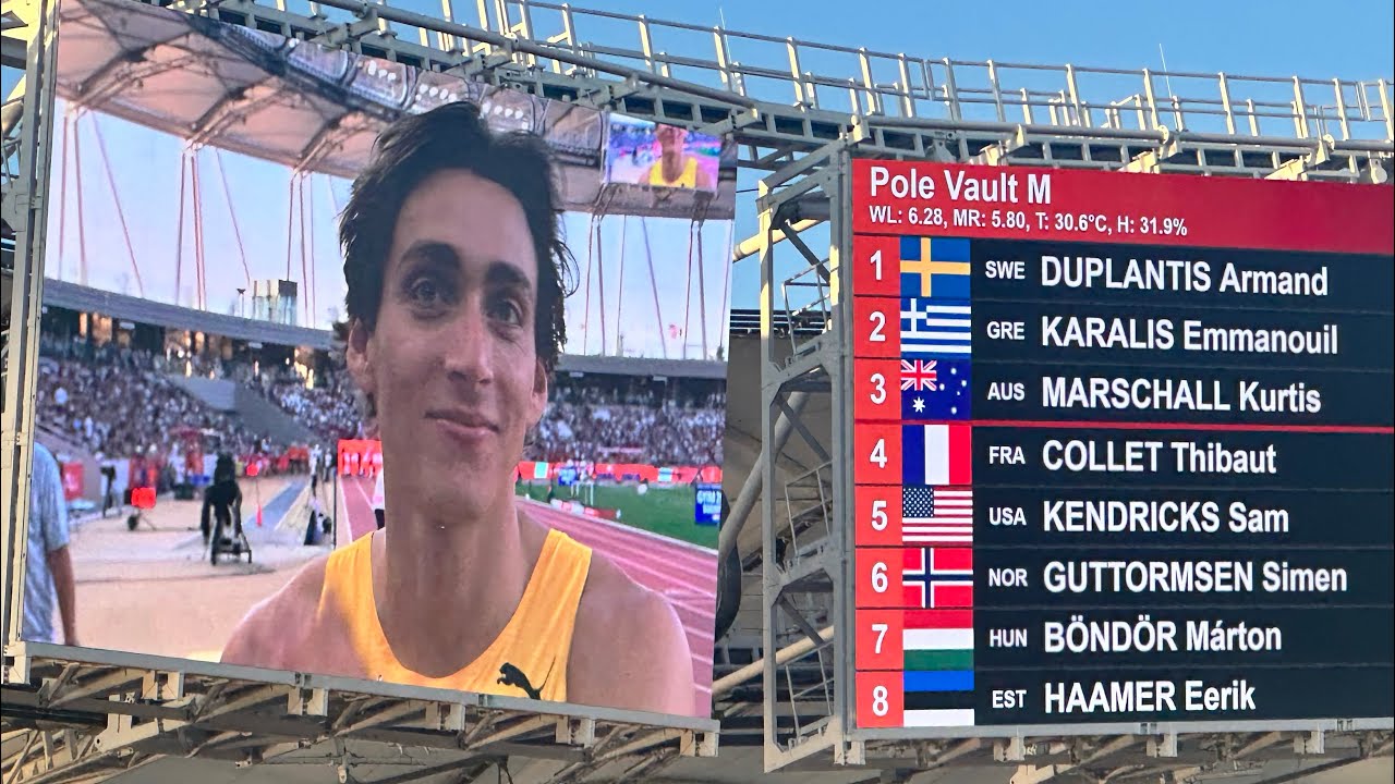 Gyulai Memorial 2025 - Duplantis Armand World Record 6.29 m