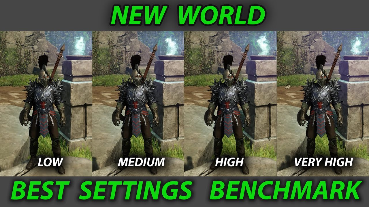 New World BEST SETTINGS Benchmark Tested