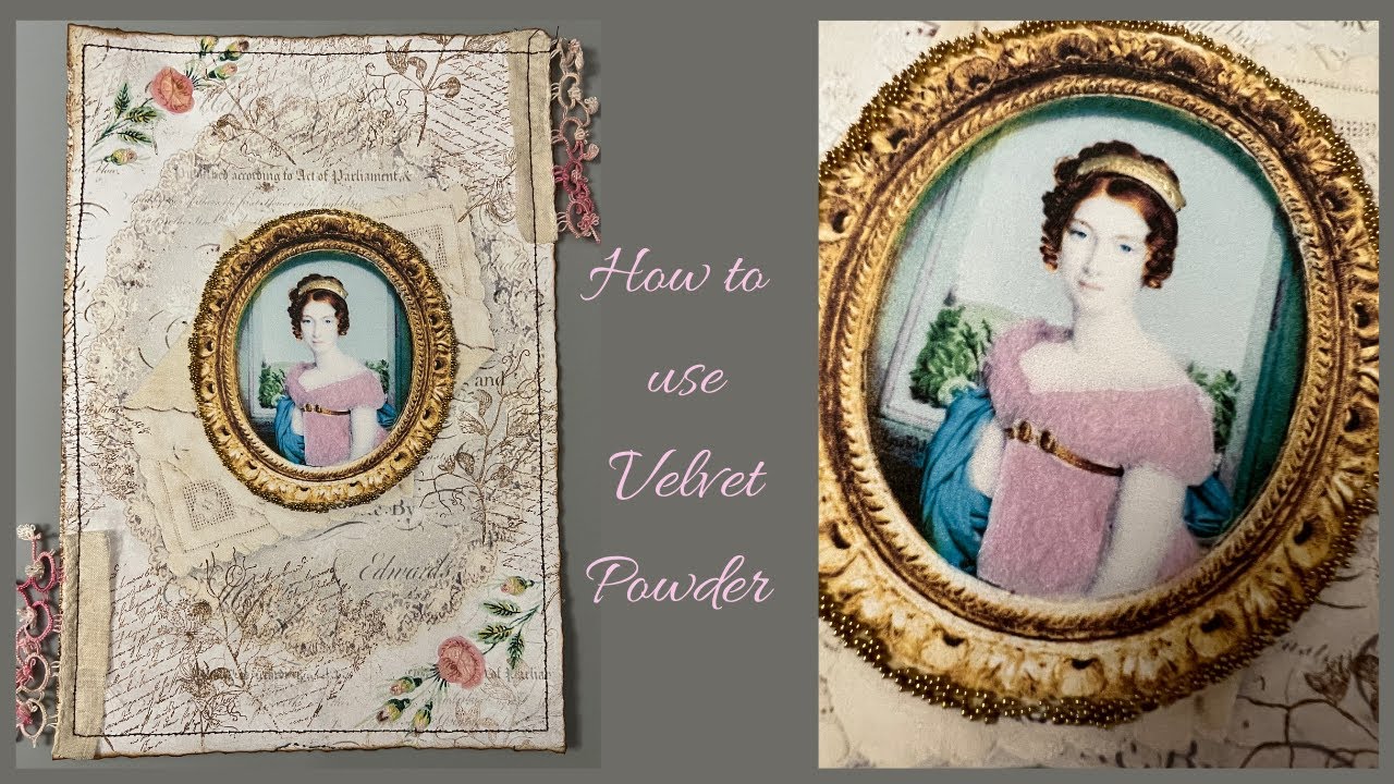 How to use Velvet Powder on a Victorian Dress