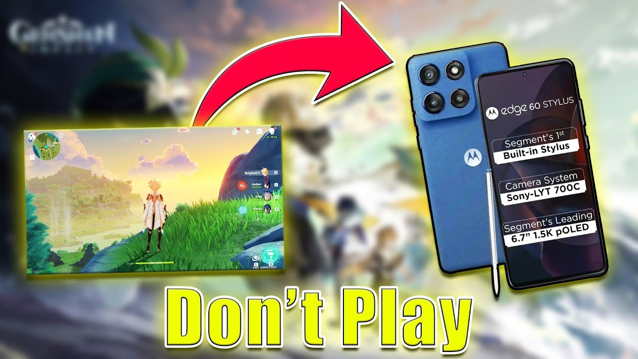 [Hindi] Don't Play Genshin On Mobile in 2025 ( Moto Edge 60 Stylus )