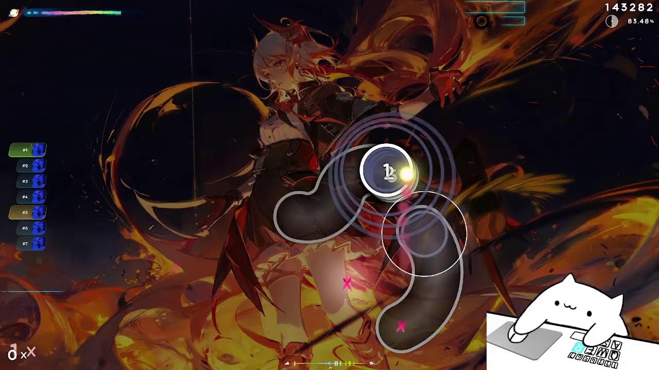 Playing Osu!