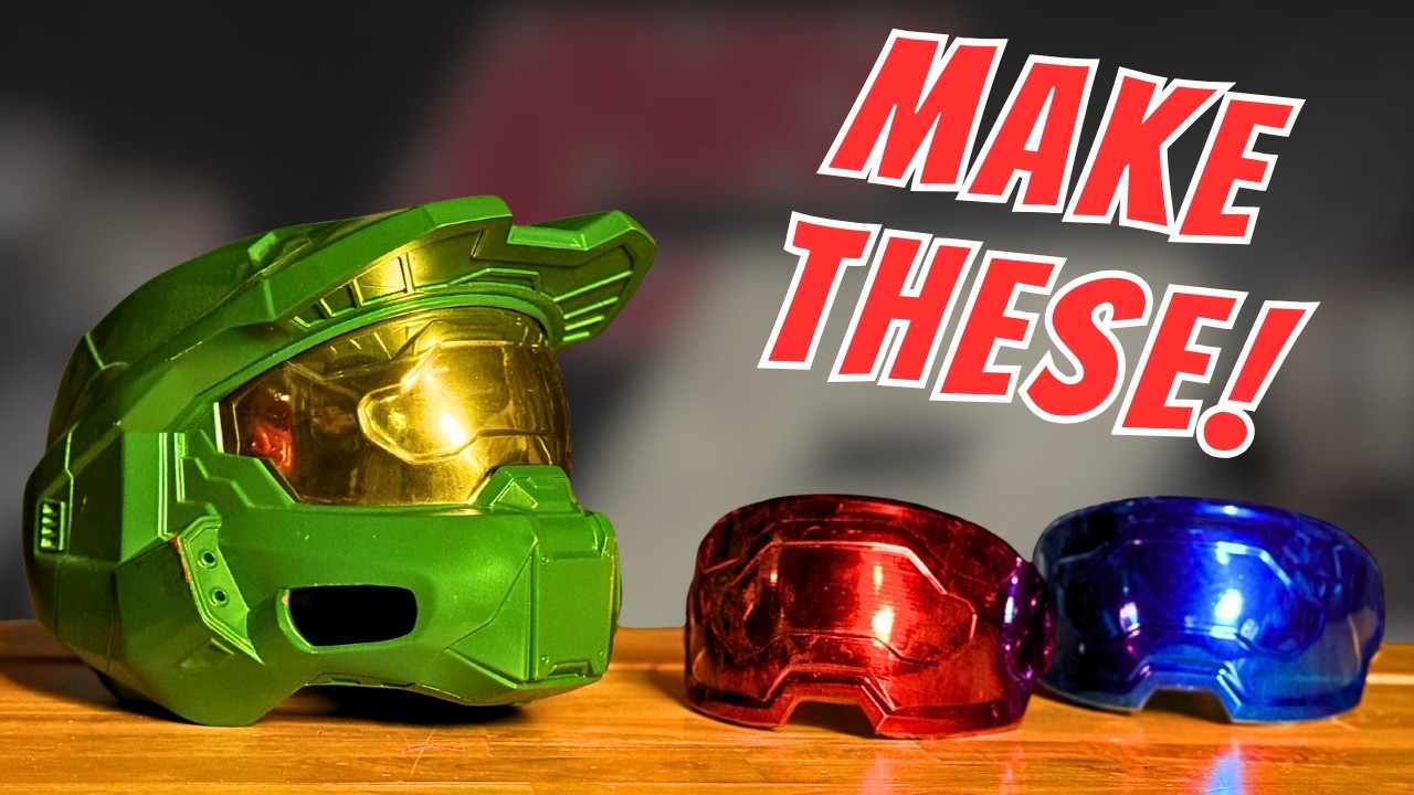 How to Make METALLIC COSPLAY VISORS!