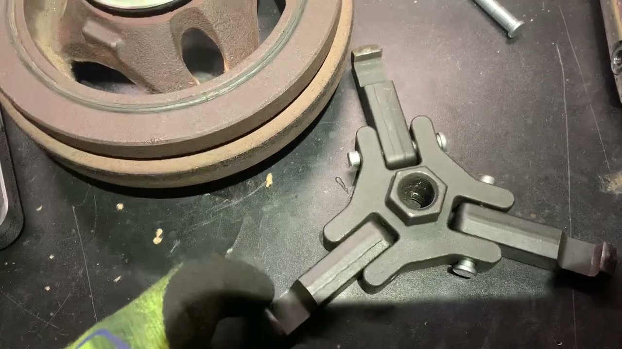 Dodge ram 5.7 Hemi harmonic pulley removal tip