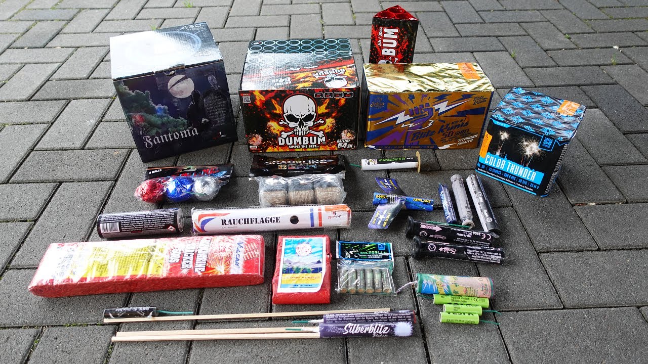 Ballerei mit Feuerwerk an Silvester | DUM BUM | Silvester feiern mit extremen Feuerwerk [FullHD]