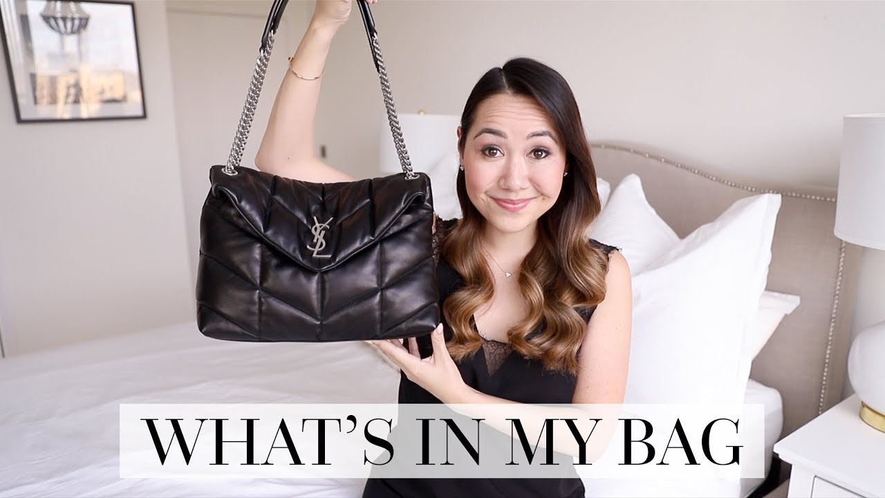 Saint Laurent Loulou Puffer Bag: What's Inside & First Impressions!