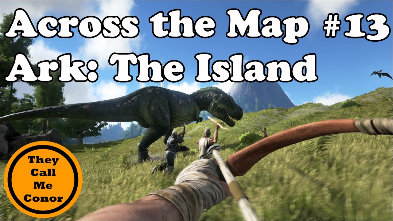 Across the Map #13: ARK: Survival Evolved Walk across The Island map Timelapse.
