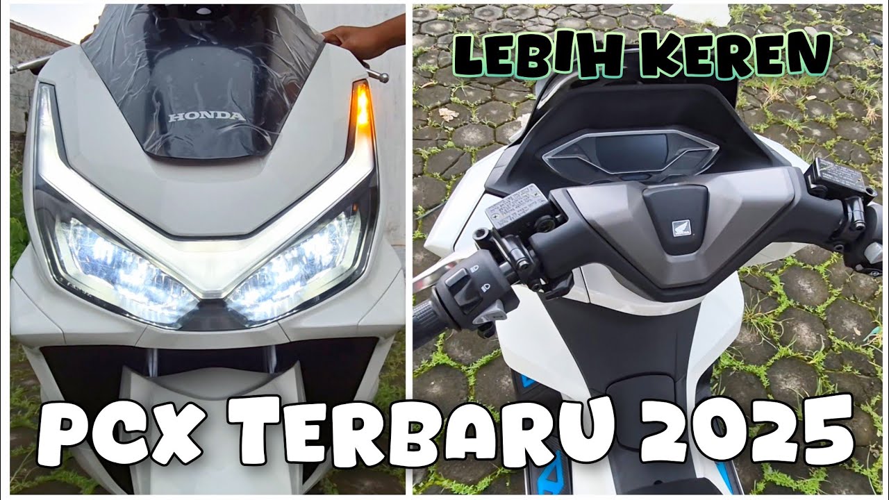 Harga Naik 300 rb an ? new PCX 160 CBS 2025 WARNA PUTIH / stir ada COVERNYA