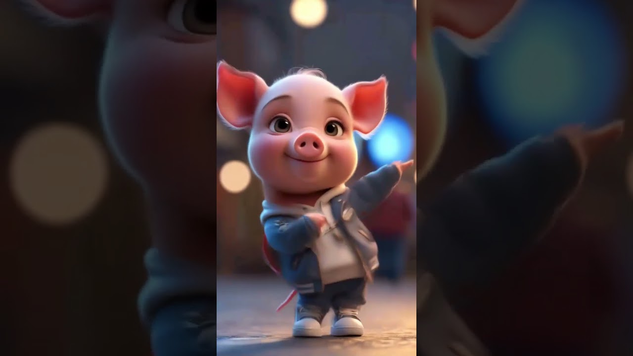 Baby pig dancing is so much fun #baby #pig  #dance  #funny