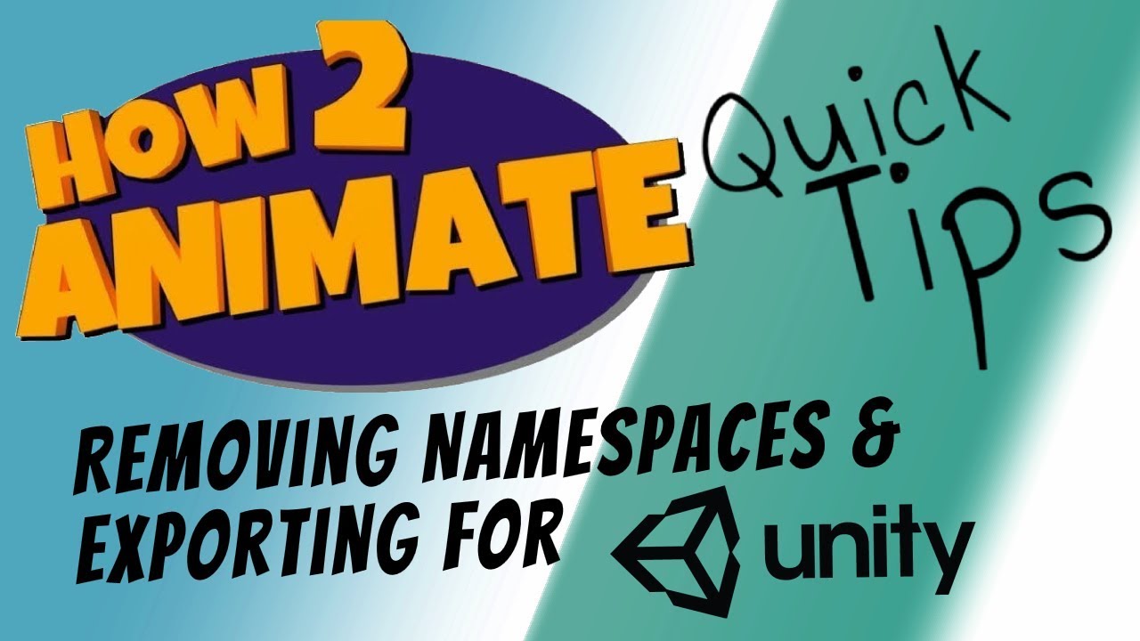 How to Remove Namespace in Maya & Exporting animation into Unity