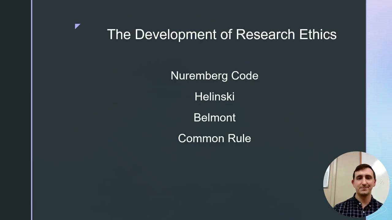 Ethics in Research //Research Methods \\