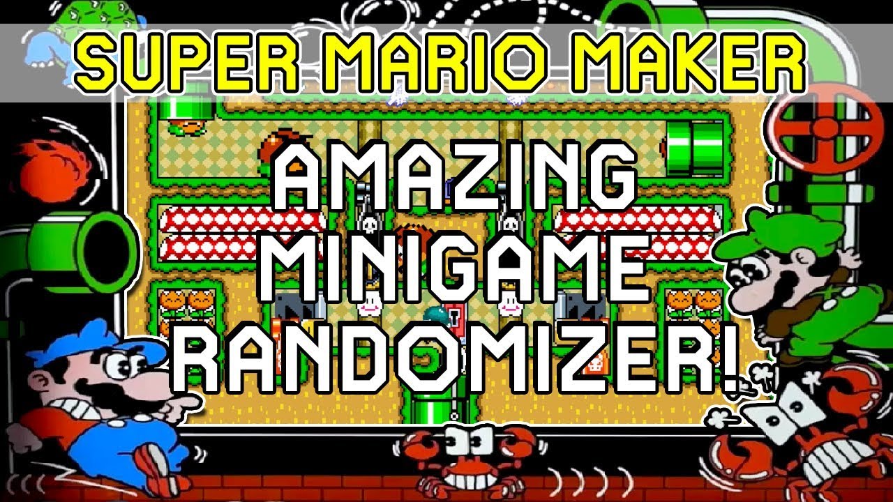 The Amazing Minigame Randomizer! - Super Mario Maker Level Showcase