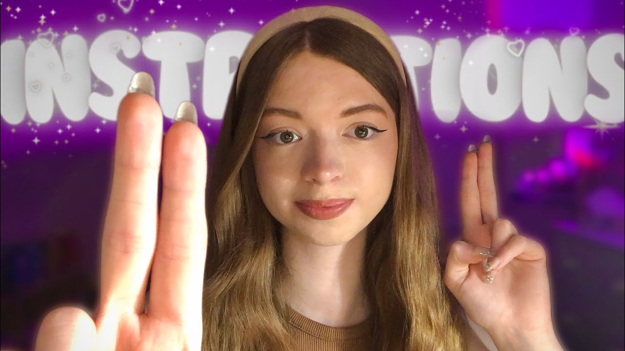 - ASMR - SUIS MES INSTRUCTIONS ✨