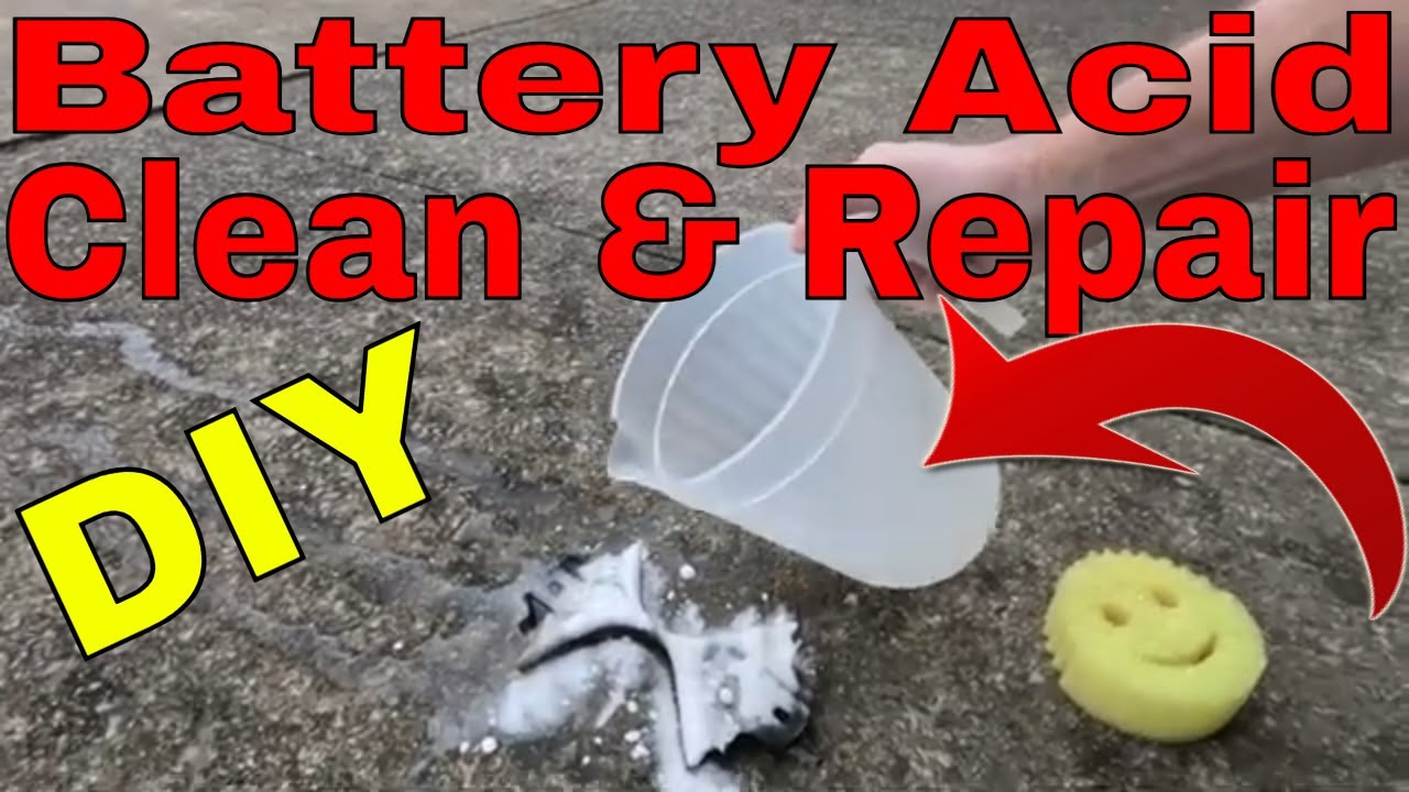 How To Clean Battery Acid Corrosion On Metal: I Repair My Battery Hold Down.