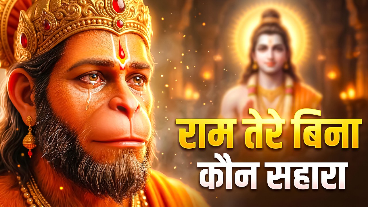 राम तेरे बिना कौन सहारा | Ram Tere Bina Kaun Sahara | Ram Hanuman Sad Bhajan | Peaceful Bhakti Song