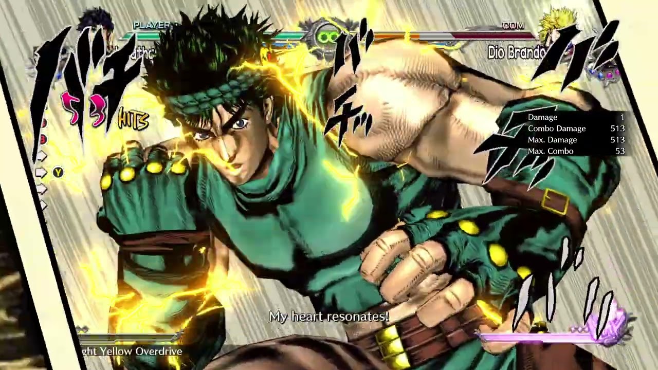 100% Jonathan Joestar combo | JoJo’s Bizarre Adventure: All-Star Battle R