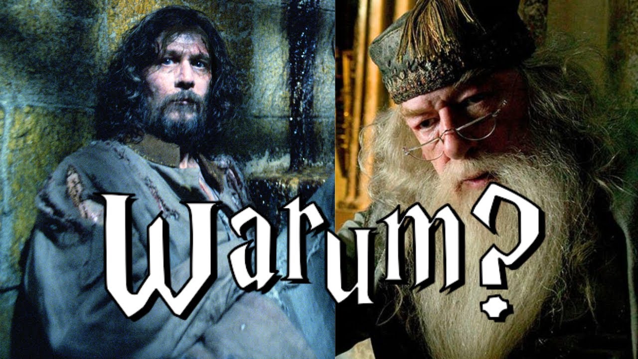 Der ECHTE Grund, warum Dumbledore Sirius nie aus Askaban befreit hat