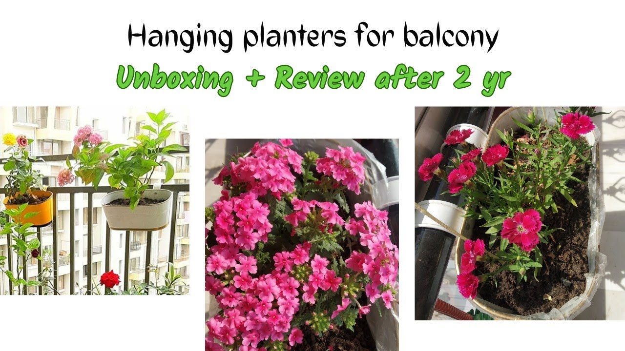Railing planters | Metal planters | Ecofynd | Unbox Review