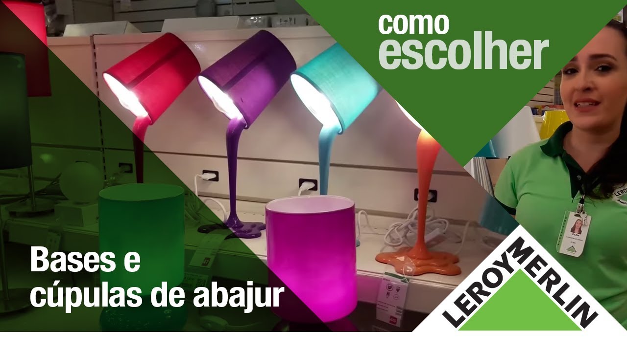 Como Escolher Bases e Cúpulas de Abajur | Leroy Merlin