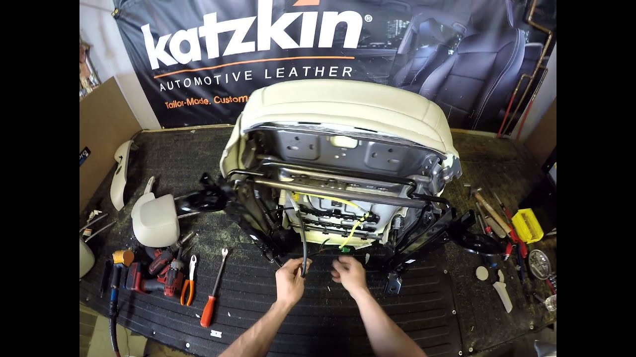 How to install leather seat covers on 2014-15 Subaru Forester front seats.
