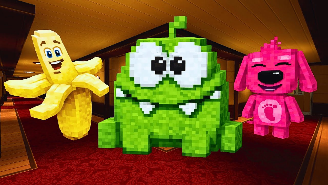 MINECRAFTIFIED NEXTBOTS of Puco, On Nom & Banana Cartoon in FunZone l Garry's Mod