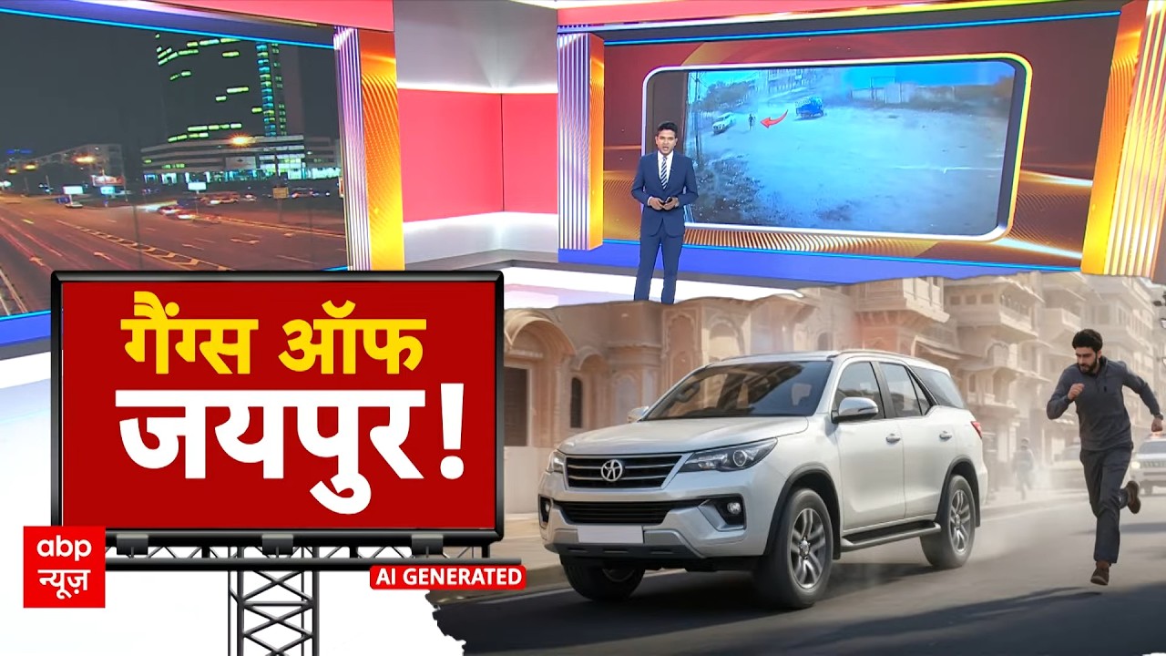 Jaipur Gang War: जयपुर में खूनी गैंगवॉर! बुलेटप्रूफ Fortuner ने बचाई हिस्ट्रीशीटर की जान! |Rajasthan