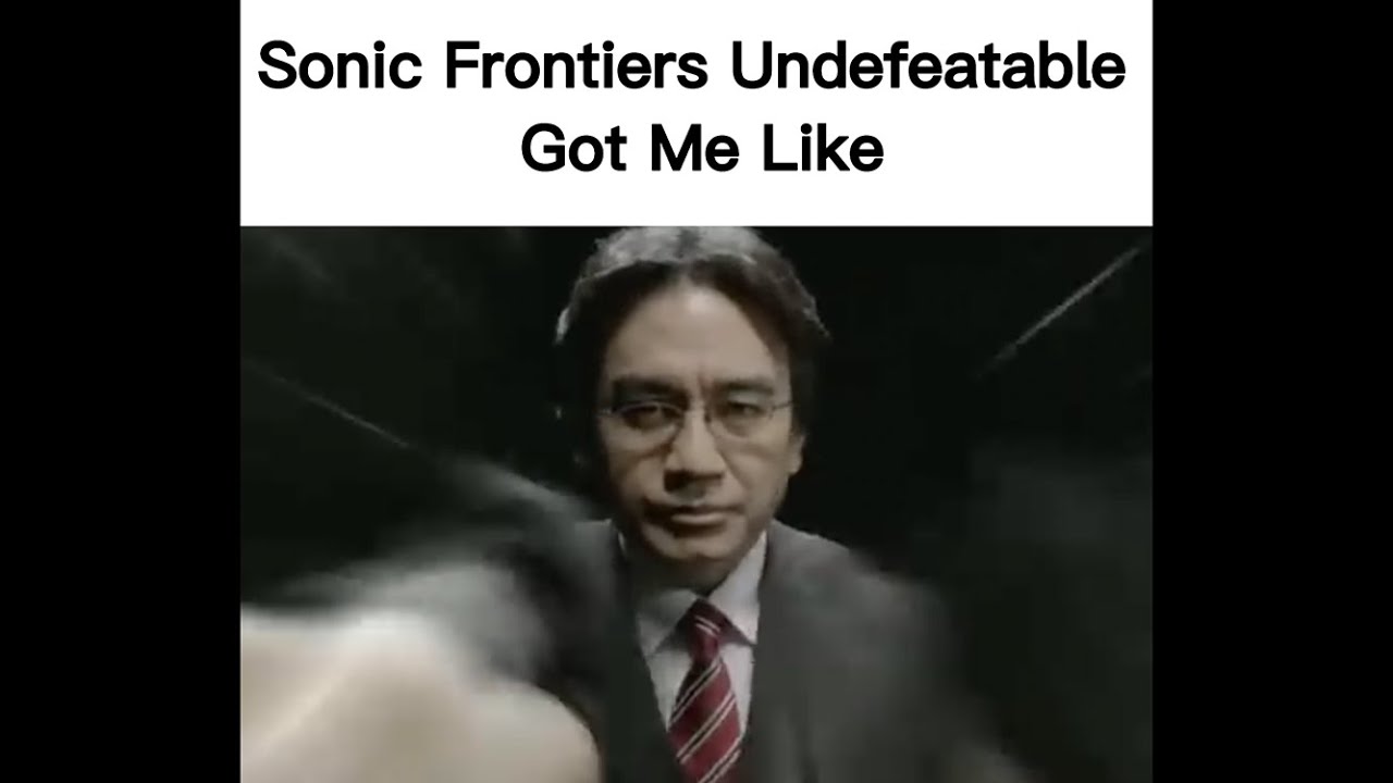 Sonic Frontiers Status: Undefeatable Got Me Like