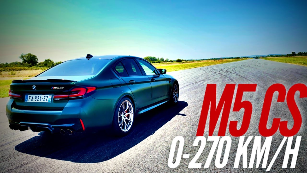 BMW M5 CS - 0-270 km/h