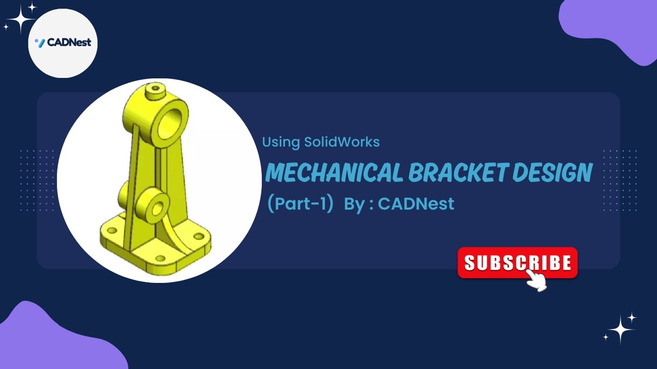 Mechanical Bracket Design in Solidworks Step by Step...