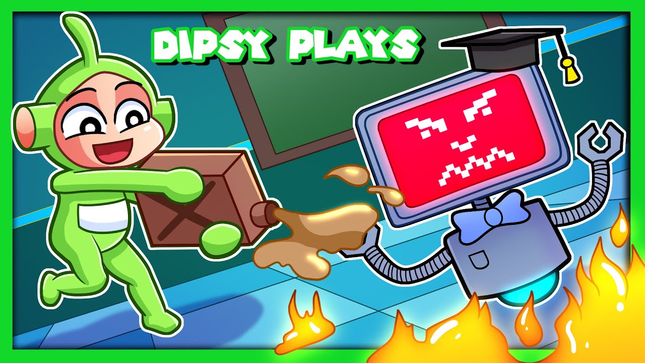 🌈 Pranking My Teacher Until He CLOSES THE SCHOOL! | Dipsy Plays Bash The Teacher #07
