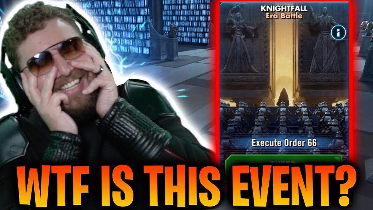 The Dumbest Event in SWGoH History? New Knightfall Era Battle First Time Playthrough