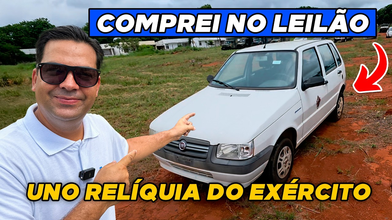 Comprei um Uno Relíquia no Leilão do Exército Brasileiro - Compensou?