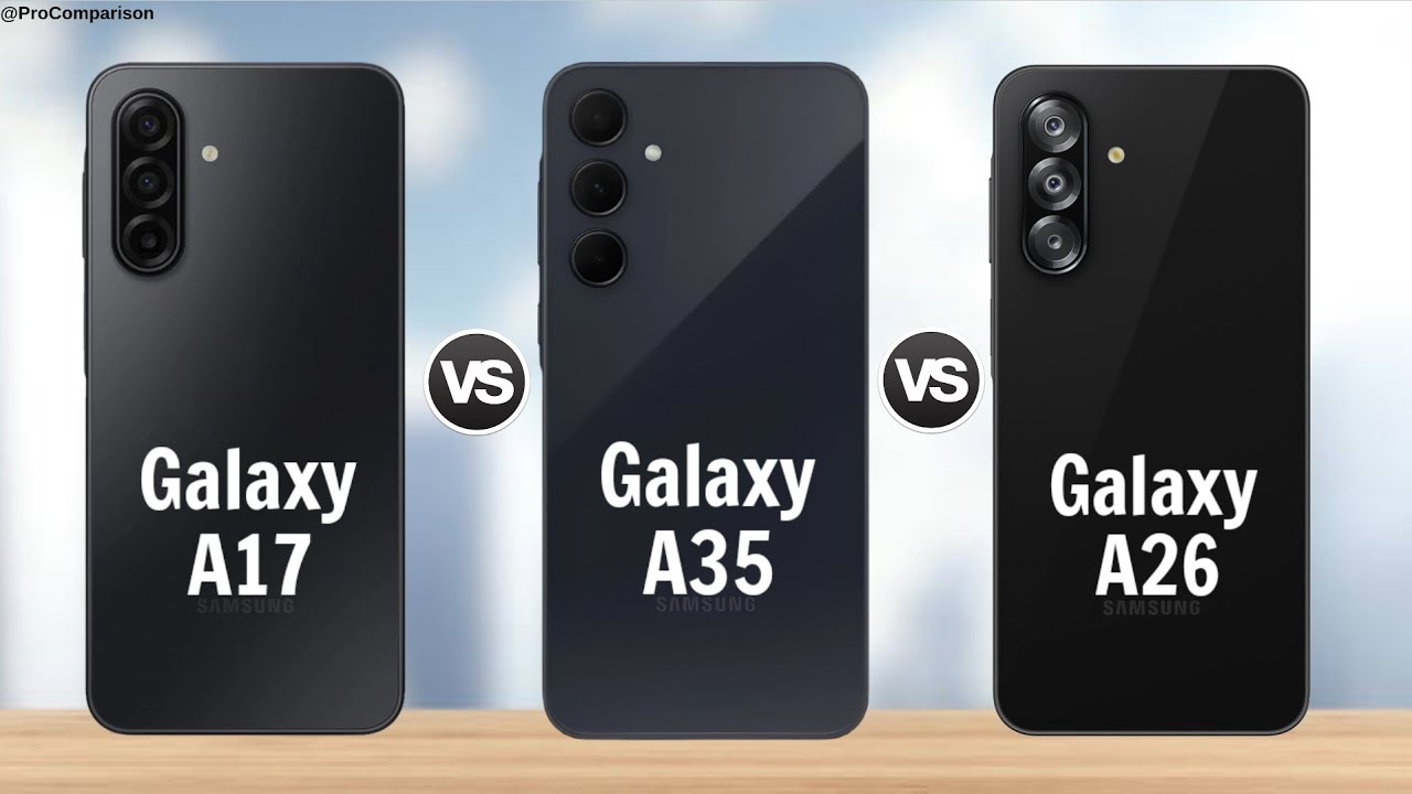 Galaxy A17 5g vs Galaxy A35 5g vs Galaxy A26 5g || Full Comparison