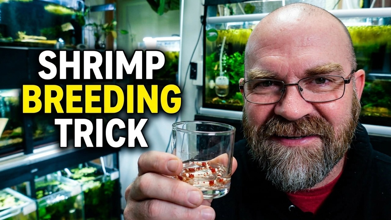 How To Make Crystal Red Shrimp Breed With A Water Change