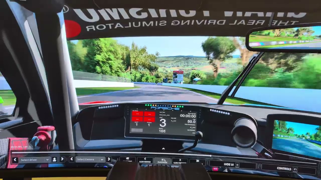 #raceroomexperience bathrust Porsche 992 GT3R. 2:05.5xx.