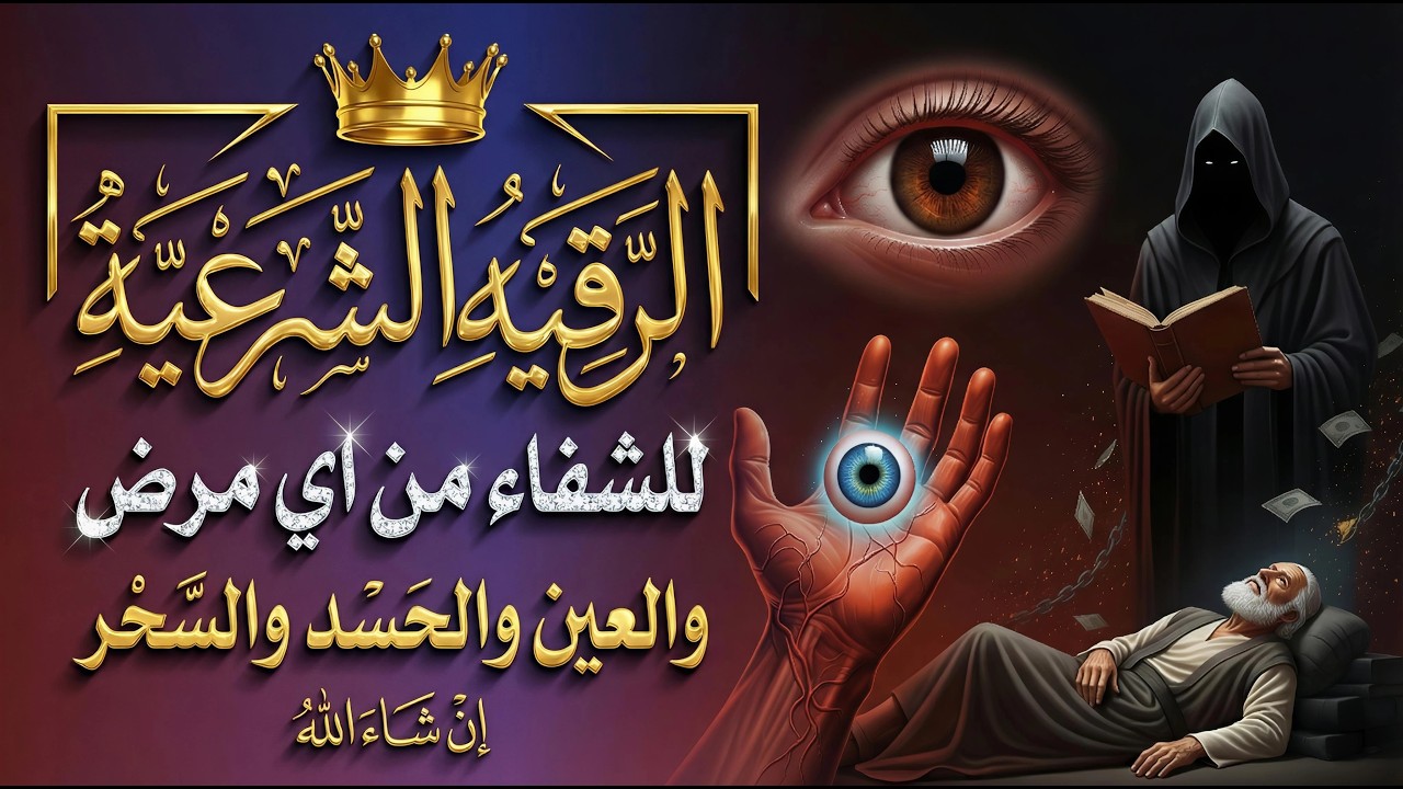 شاهد خروج الحسد والعين والهم والغم والأمراض من جسمك بعد سماع لهذا الحرز المبارك- وراقب النتيجة