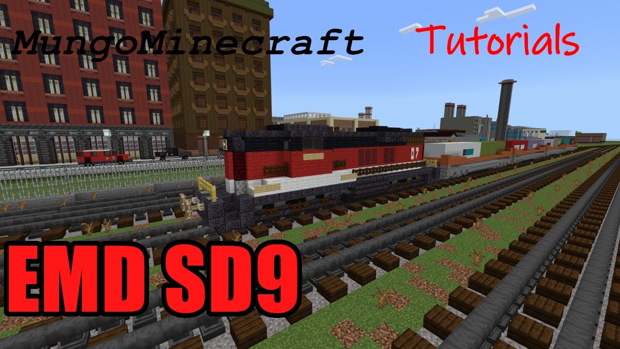 Jak zbudować pociąg (EMD SD9) w Minecraft
