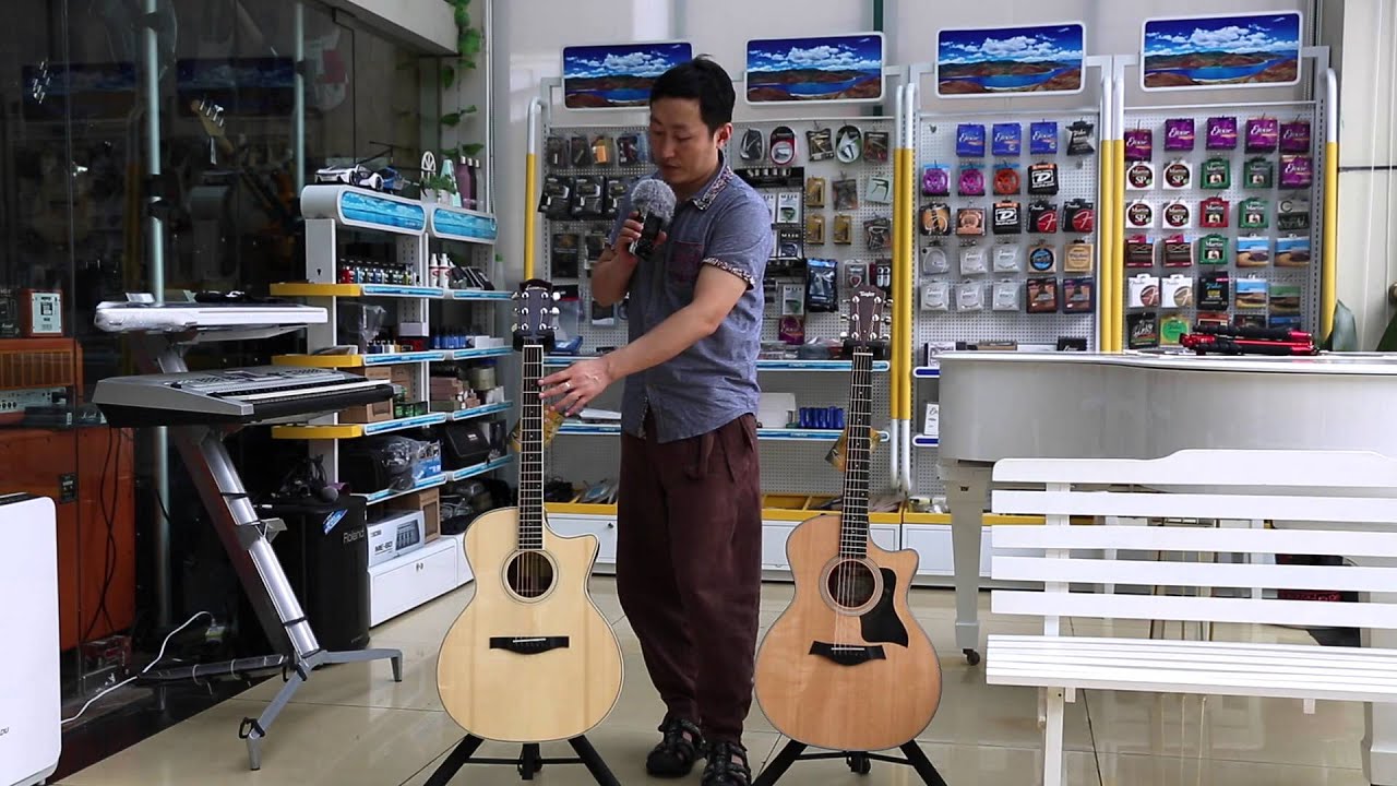 Eastman AC322C vs Taylor 314CE guitars FLYMUSIC