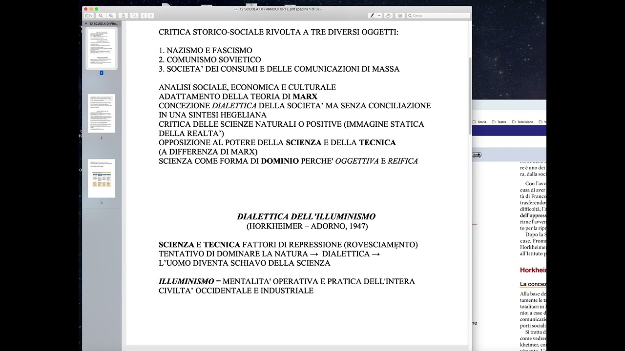 La Scuola di Francoforte e la 