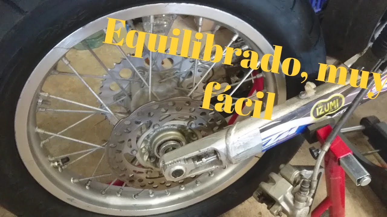 Equilibrado de rueda, muy fácil