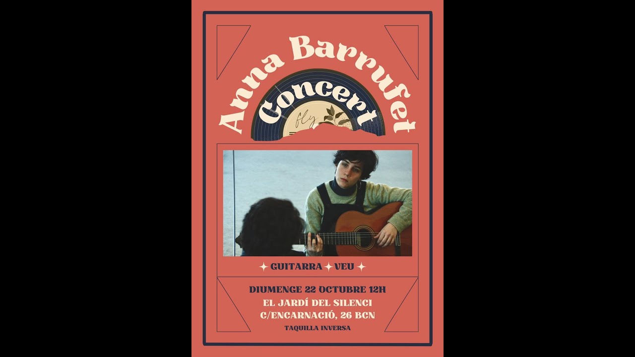 Entrevista a Anna Barrufet. Concert 22 d'octubre a El Jard&iacute; del Silenci, Gr&agrave;cia, Barcelona
