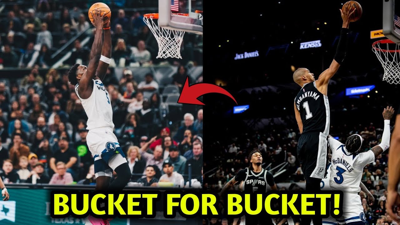 WEMBY VS ANT! 🍿 Insane Clutch Duel & Crazy Ending! Spurs vs Wolves! 