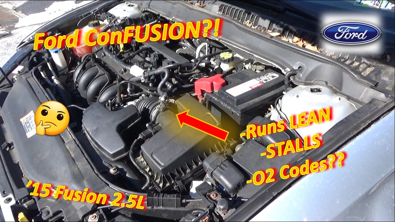 Ford Confuser? ('15 Fusion: остановка двигателя, низкая мощность, коды ошибок датчика кислорода?)