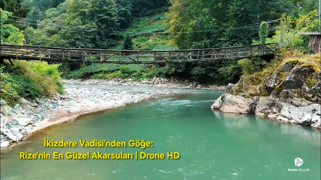 İkizdere Vadisi’nden Göğe: Rize’nin En Güzel Akarsuları | Drone HD