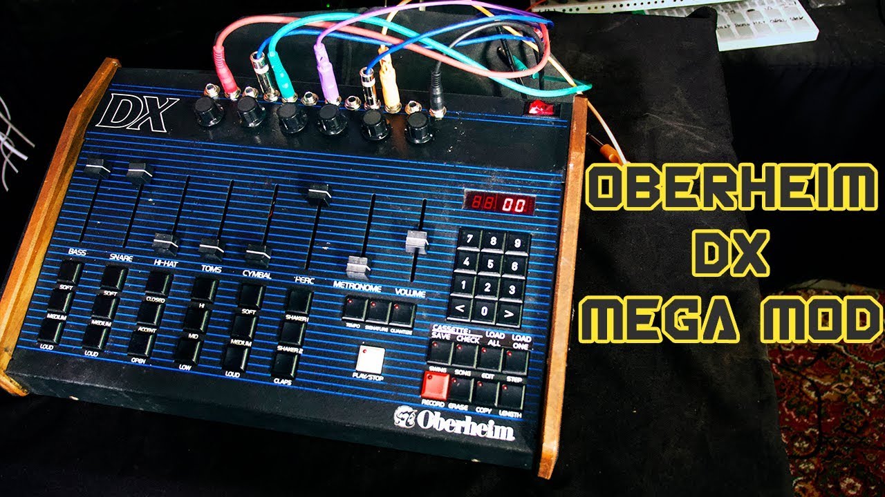 OBERHEIM DX Drum machine Modified and Upgraded
